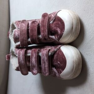 Cat & Jack Velvet High Top Sneakers